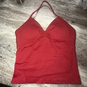 NWOT DFYNE RED Impact Longline Strappy Top SIZE MEDIUM (AQ8)